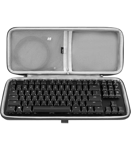 Amazon.com: GEEKRIA TKL Keyboard Case, Hard Shell Travel